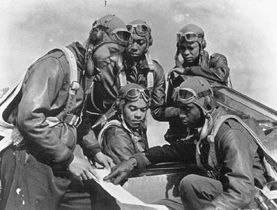 The Tuskegee Airmen The First Tuskegee Veterinary School Faculty Members The Saul T. Wilson, Jr. Scholarship Program in Veterinary Medicine and Biomedical Sciences-USDA Veterinary Class 1945.