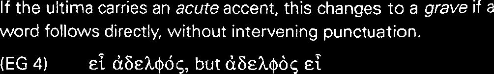 . General (1) Position (a) A grave accent may stand only on the ultima. (b) A circumflex accent may stand only on the ultima or penult.