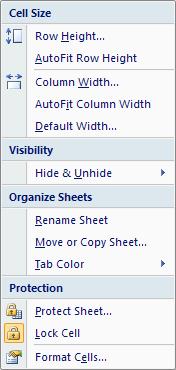 Select <Autofit Row Height> from the <Format> drop