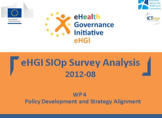 5.6 Presentation of result of the ehgi SIOp