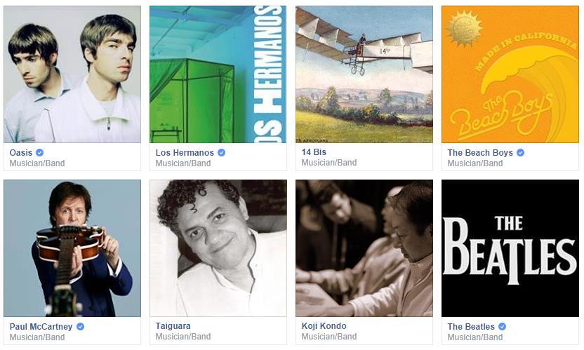 83 Figure 4.1 Samples of interests of a Facebook profile on the Music domain.