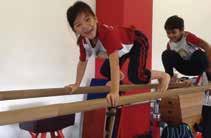 Co-ordination Gymnastics Physical Education (Left to Right) : 1.