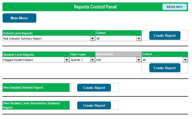 Reports Control Panel 26