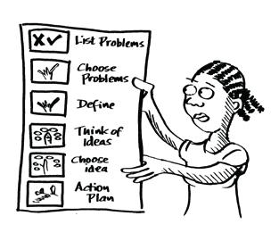 5. Decide and choose helpful strategies From the list of potential solutions, choose those that are most helpful to influencing the problem.