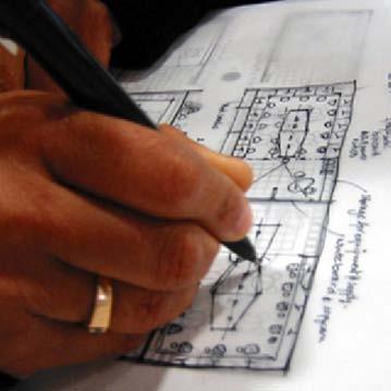 realize Phase four Realize. We realize our design principles by developing sketches and conceptual plans.