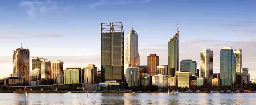 Living in Perth Perth is located in the South West region of Western Australia. The city centre is situated along the banks of the Swan River, between the Darling Ranges and the Indian Ocean.