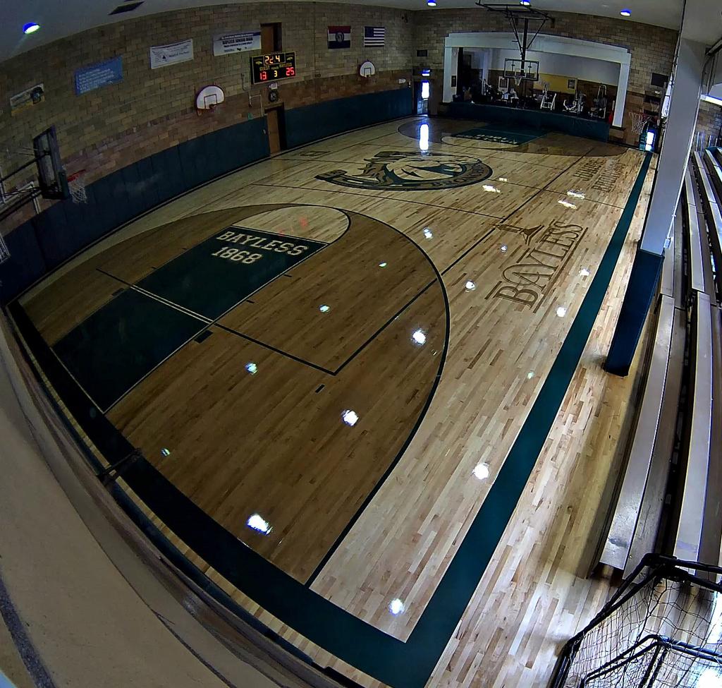 The JH project was bid and awarded to Sanders Athletic Flooring, a company specializing in maintaining, repairing and replacing wood athletic floors and courts.