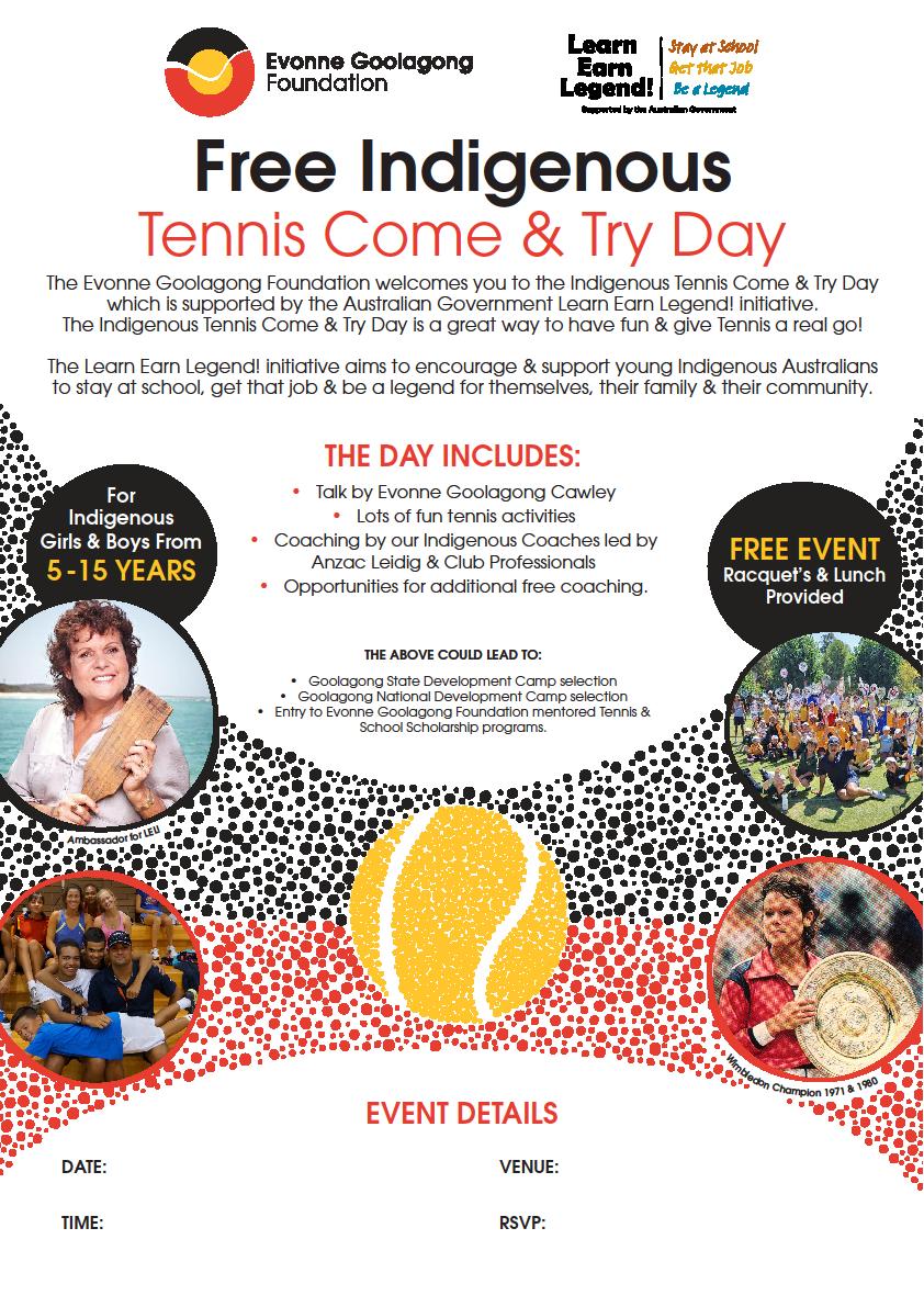 People s Choice Teddy Bears Picnic AO Tennis Blitz Community Tennis Series The Tennis Hot Shots program will feature at this years