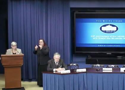 News Highlights from Fiscal Year 2016 Deborah Spitalnik, PhD Presents at the White House Celebration of the 40th Anniversary of the Individuals with Disabilities Education Act Deborah M.