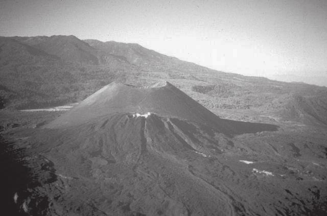 Ancillary Material Image 5 Paricutin Volcano Picture Description: This is a photo of the Paricutin Volcano. This photo has been taken from someplace that is higher than the volcano.