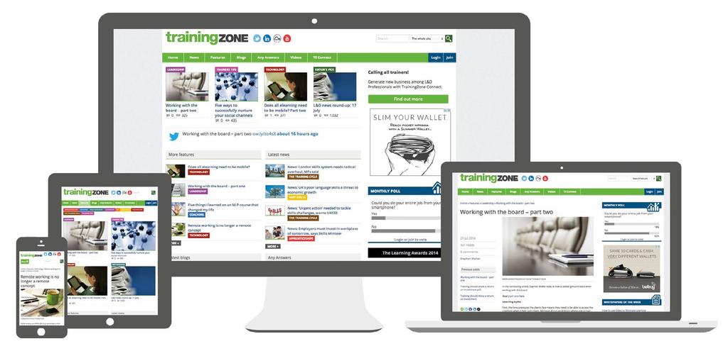 16 About With over 100,000 members, TrainingZone.co.uk is the largest online community for UK learning and development professionals.