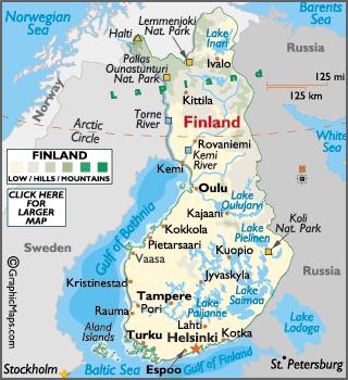 5 FINLAND 5.1 ABOUT ARCTIC FINLAND THE COUNTY OF LAPPLAND The county of Lappland has about 185,000 inhabitants and is by far the least densely populated area in the country.