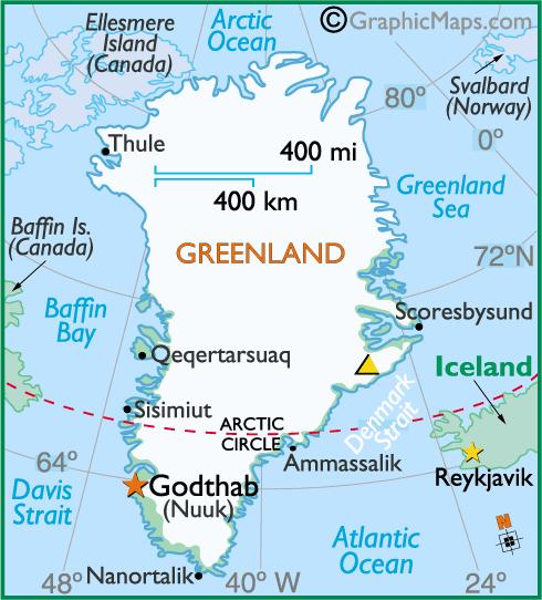 6 GREENLAND 6.1 ABOUT GREENLAND The population of Greenland is about 55,000, and the majority (80 per cent) are people born in Greenland. Almost 90 per cent of the population in Greenland are Inuits.