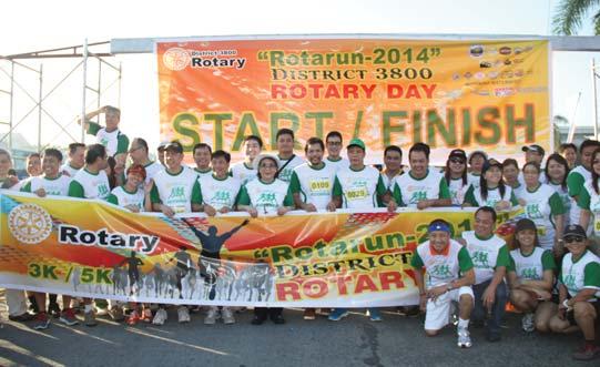 Dubbed as Rotarun, the event was meant to increase public awareness on Rotary, support the Marikina