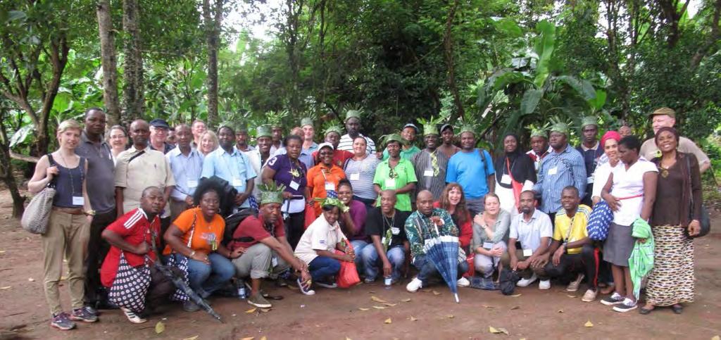 Group photo taken during the 2014 field trip on Zanzibar Island, Tanzania Course 5: 2015 The fifth and final course, held in Harare, Zimbabwe from 1 to 5 June 2015, welcomed back Dr Drews as