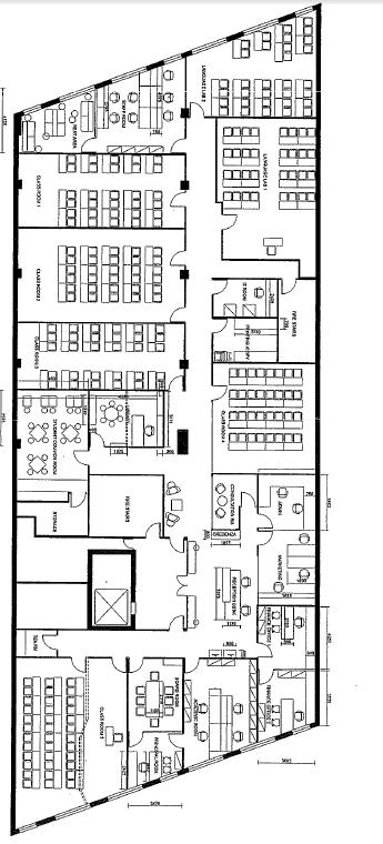 Level 5 / 845 George Street floor Plan Showing layout of 5 new classrooms 2 modern Language labs WIFI available to