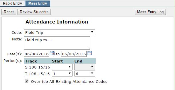 Attendance Class Attendance Added sorting capability to the Attendance Roster Each column may be selected and sorted ascending or descending: A Post-processing QLIP has been