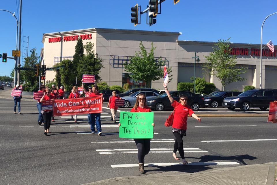 Educators Rise Up All Across WA As Federal Way teachers have