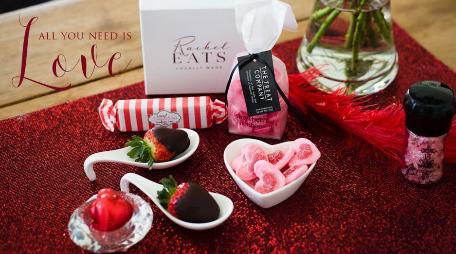 Love is in a box this February! Food lovers, treat your beloved to a fabulous Rachel Eats luxury gourmet gift box for Valentine's Day. In addition to our website offers http://racheleats.co.