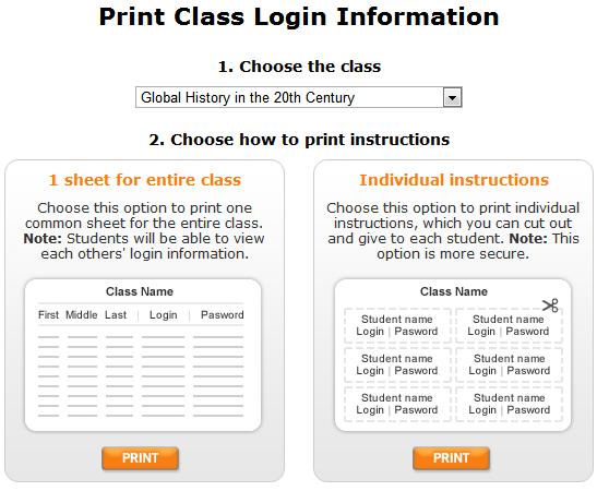 2. Edit Students: To edit a student s name, or add a middle name, simply type the name into the First, Middle, or Last Name fields.