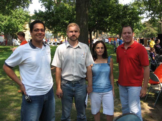 Victor Montes, Dr. Eugeny Danilov, Maria Luisa Muro, Cesar Perez Bolivar In August 2006, our secretary Hannah Ying attended SPIE 2006 O&P.
