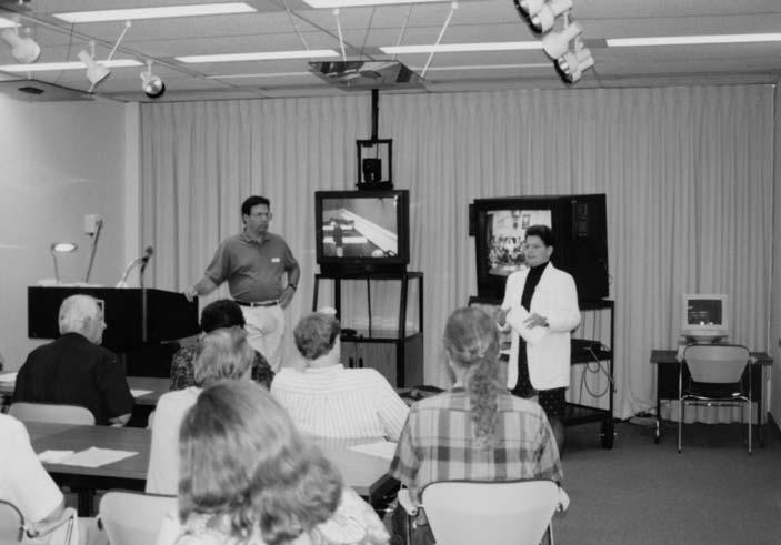 In August, 1994, the BGSU Firelands Instructional Media Center officially became the IDEACenter (Interactive Distance Education and Conferencing Center).