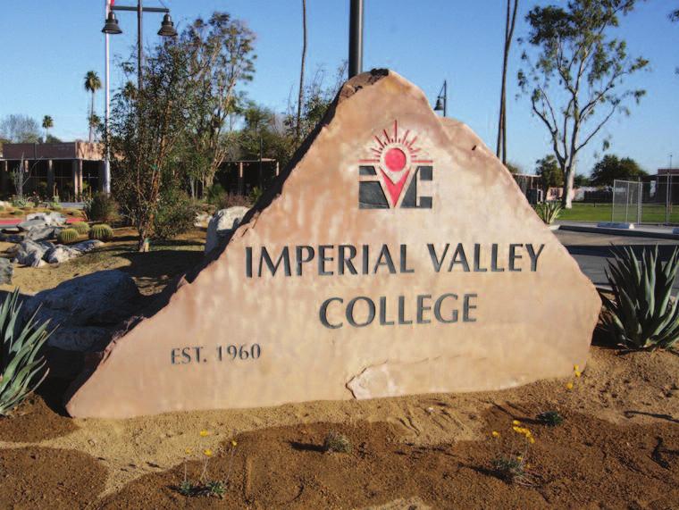 2 SUMMER CLASS SCHEDULE 2015 MISSION STATEMENT The mission of Imperial Valley College is to foster excellence in education that challenges students of every background
