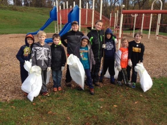 Organizations Help Make William Penn A Beautiful Place Members of Cub Scout Pack 600 and their families cleaned up the grounds
