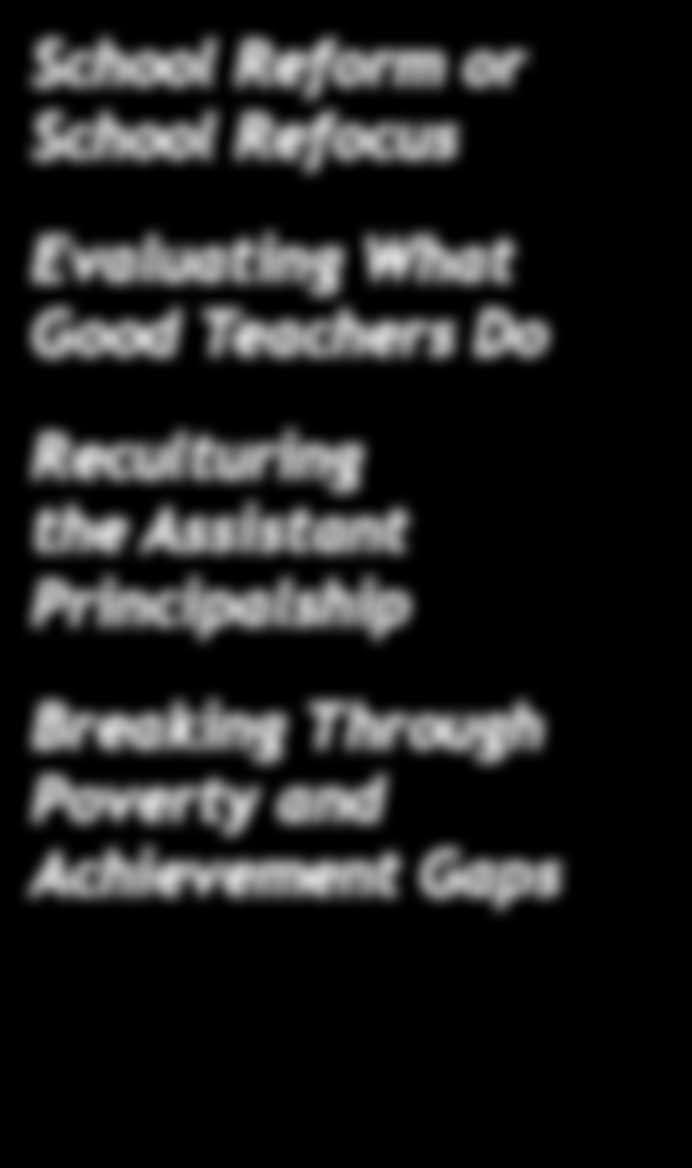Principalship Breaking Through Poverty and