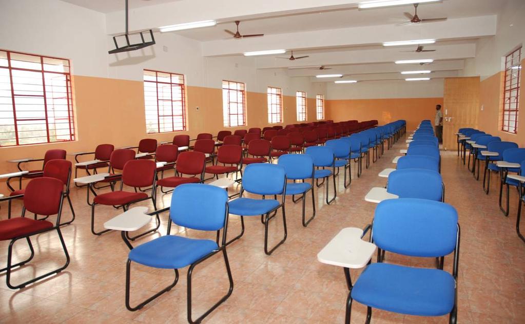 Library is also equipped with Internet Auditorium and Seminar Halls: The Institute has an