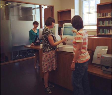 UCL Main Library: from a traditional issue desk to the meerkat approach During the summer of 2014, the Main Library issue desk space was replaced by three self-issue machines, a number of
