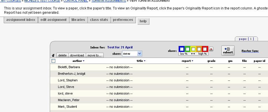 VIEWING RESULTS You can view the results of submitted papers from your Control Panel.