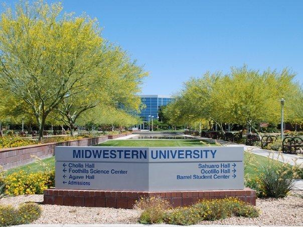Midwestern University Arizona College of Osteopathic Medicine Located in Glendale, AZ 11 Different health Professions Programs 10 programs at Chicago College of Osteopathic