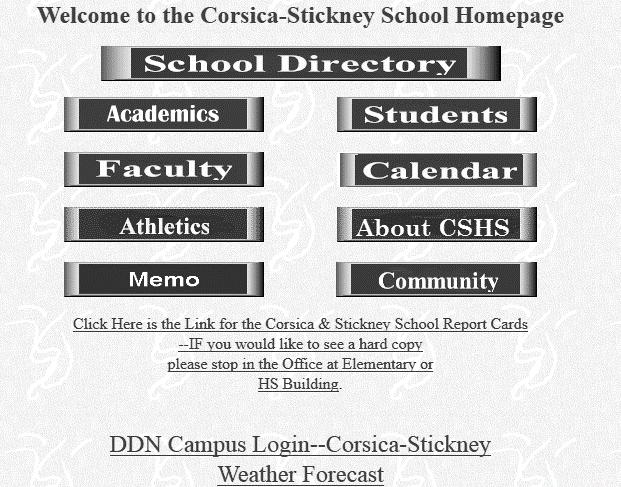 Numerous links found here. Faculty Phone numbers and Emails found here. All the Athletic Schedules are found here. This is where you will find the Daily bulletin.