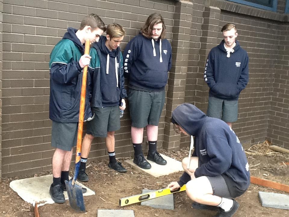 MEMORIAL GARDEN OPENING On Tuesday 18 th October, the Senior VCAL students conducted the official opening of the Memorial Garden in memory of Mrs Barbara Staff, their literacy teacher.