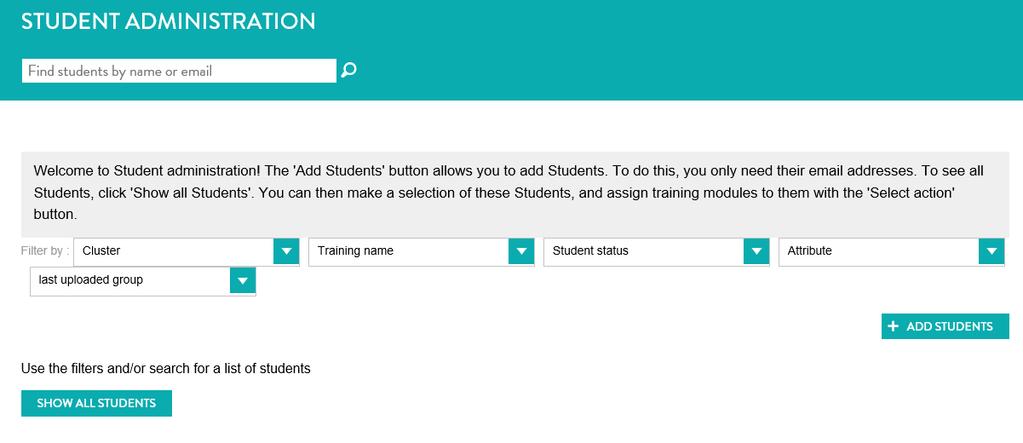 3.2 Assigning training modules to students (Step 11) In the student administration environment, you can invite students to follow training.