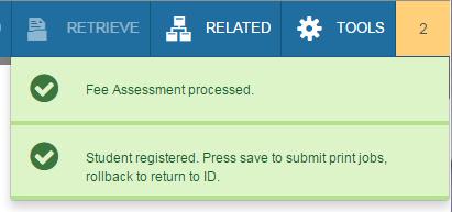 4. Once you have your course information entered, tab over and the code RE will automatically populate in the Status box. You must change this code to RA in order to register the student.