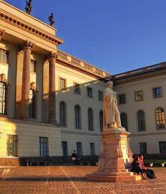 22 Special: 15 Universities present their Range of Courses Humboldt-Universität zu, Humboldt Winter and Summer University (HUWISU) HUWISU invites you to join an exceptional programme in the vibrant