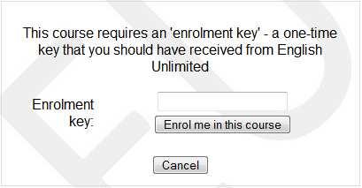 enrolment key (Figure 6), which was previously sent via e-mail (Figure 4).
