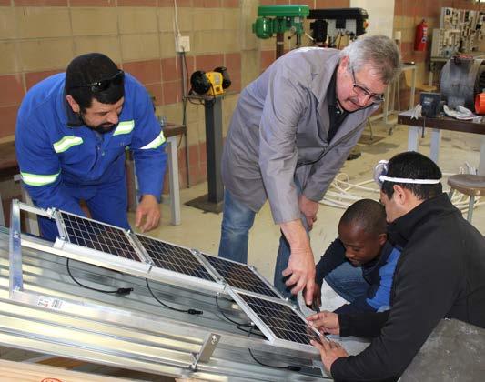 RENEWABLE ENERGY Lecturer Training for Renewable Technologies TANJA MERENSKY-HARTINGER Skills for Green Jobs Programme - GIZ Editor s note: The following article and photographs submitted by Tanja