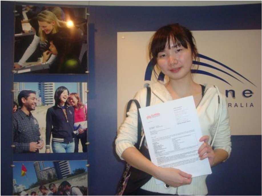 Imagine Your Pathway to Cici from China University Completed Certificate III in Hospitality and