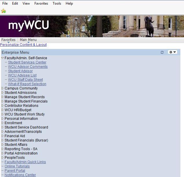 HOW TO NAVIGATE MYWCU Click the mywcu logo from
