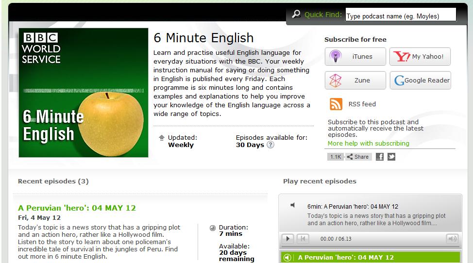 ICTEV 26/05/2012 Melb 40 BBC 6 Minute