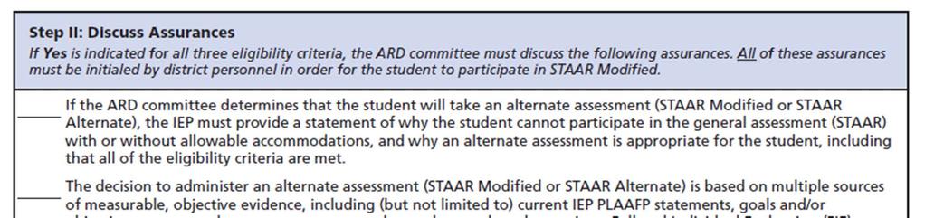 STAAR Modified Participation