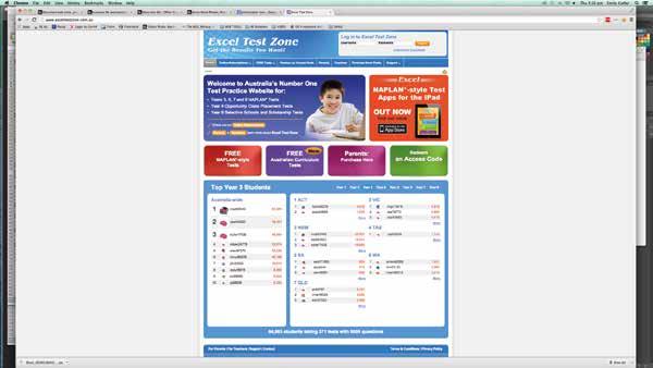 Excel Test Zone NAPLAN*-style Test Packs The bestselling Excel Test Zone NAPLAN*-style Test Packs contain a Test Guide with Literacy and Numeracy questions arranged in order of difficulty.