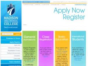 Important Notes about the Application Process The form you are about to fill out to apply to Madison College is an official school document that will follow you through your student career at Madison