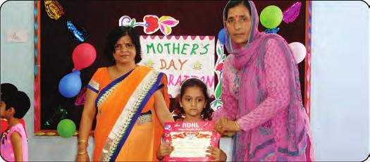A Parents Teacher Meeting was organized on 16th May, 2015, as parents play an important role in bringing up children and