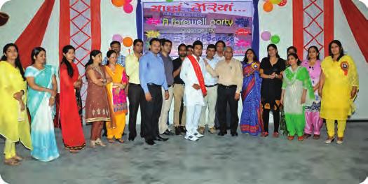 A Farewell Party Yaadein-The Memories was organized on 8th April, 2015 by the students of Bachelor