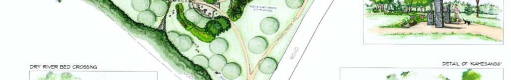 Below is a drawing of the layout of the Garden that will be created in Billings Park, Superior, Wisconsin.