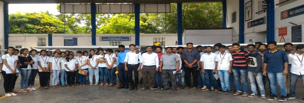 Students and Faculty Members at the Visit Place